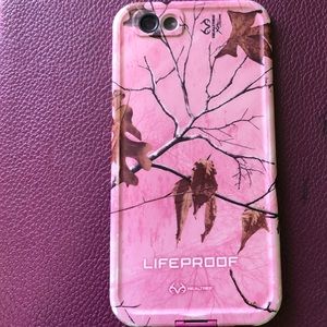 IPhone 6 Pink Camouflage LifeProof Case